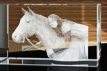Load image into Gallery viewer, 3D Crystal  4" Cooper Rectangle