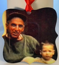 Load image into Gallery viewer, Ornament, Fancy Shaped, Square Aluminum w/Ribbon - 2 sided