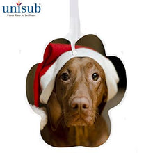 Load image into Gallery viewer, Ornament, Aluminum - Paw Print w/Ribbon