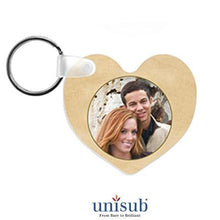 Load image into Gallery viewer, Key Ring - Heart Shaped - 1 Sided