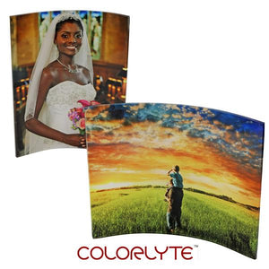 Acrylic Photo Panel - 10" x 8" CURVED Landscape Oriented